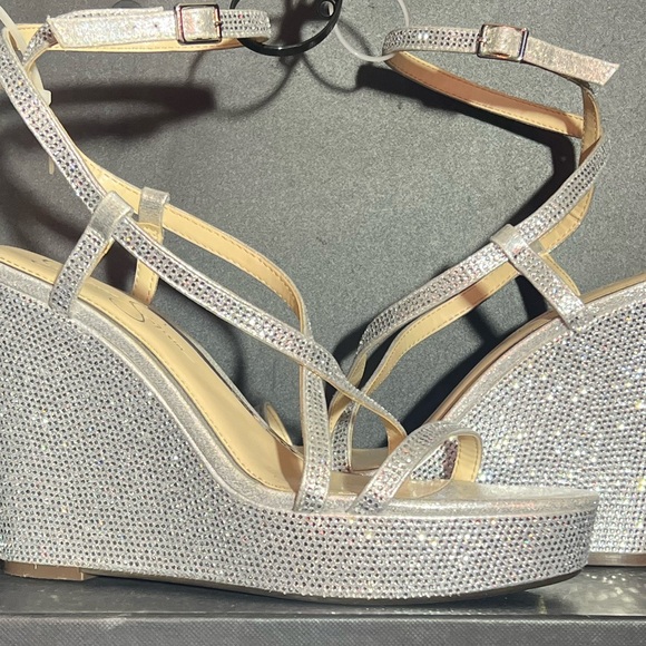 Jessica Simpson Tadria Platform Wedges Size 9.5 - Picture 3 of 8